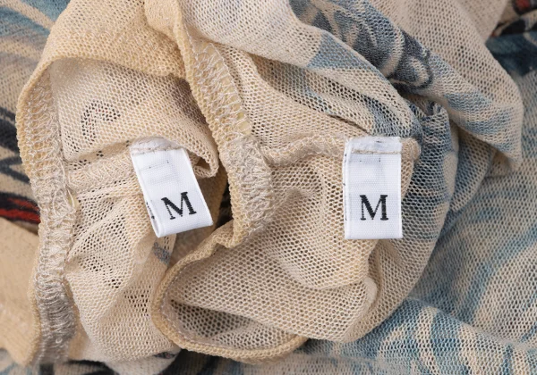 Jean Paul GAULTIER Tattoo Printed Mesh Tank Top K-165177_019