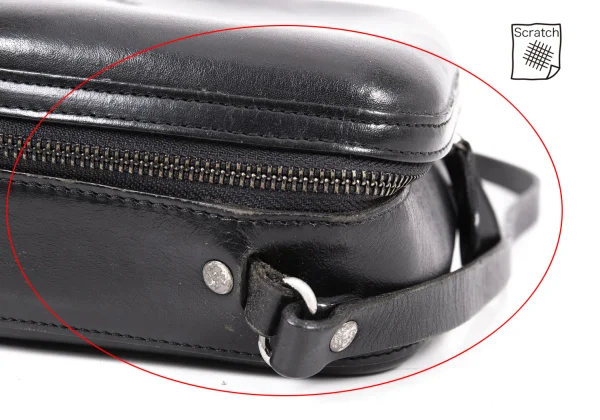 Jean Paul GAULTIER Leather Shoulder Bag K-165182_010