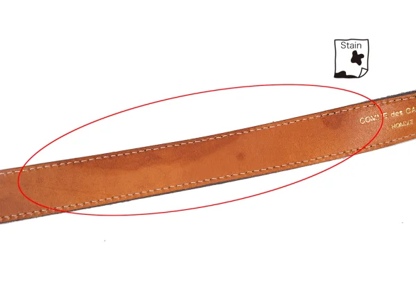 COMME des GARCONS HOMME Nubuck Leather Belt K-165190_009