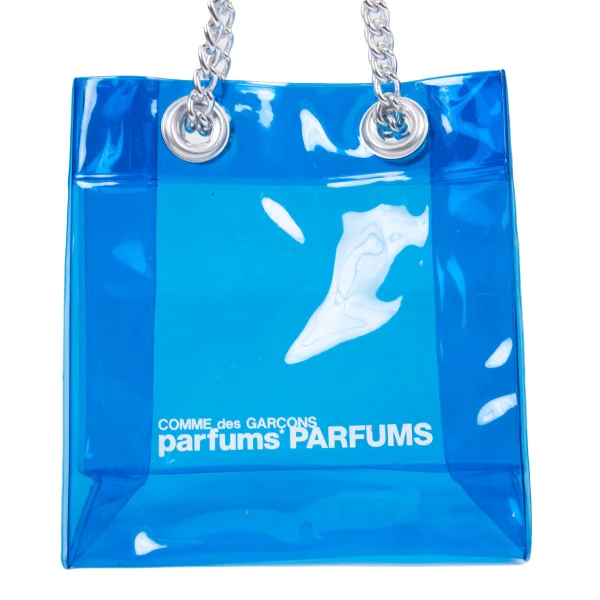 COMME des GARCONS PARFUM Logo Printed Chain Mini PVC Bag K-165192_003