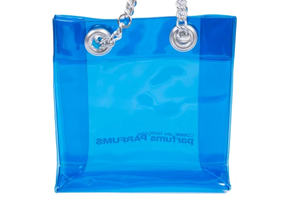 COMME des GARCONS PARFUM Logo Printed Chain Mini PVC Bag K-165192_005