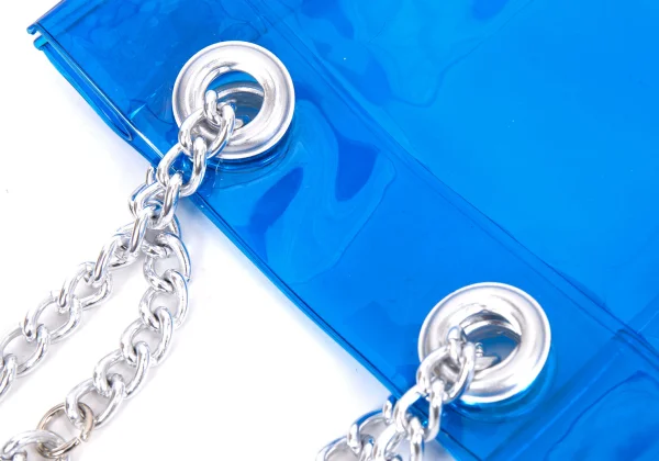 COMME des GARCONS PARFUM Logo Printed Chain Mini PVC Bag K-165192_008