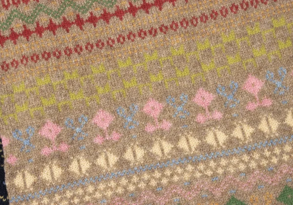 BEAMS BOY Wool Nordic Knit Wrap Skirt K-165194_005