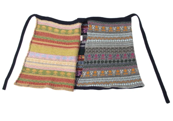 BEAMS BOY Wool Nordic Knit Wrap Skirt K-165194_007