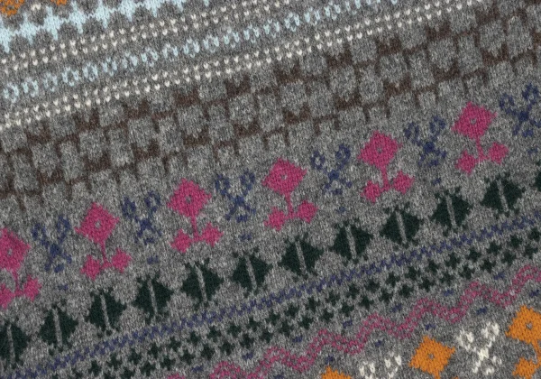 BEAMS BOY Wool Nordic Knit Wrap Skirt K-165194_009