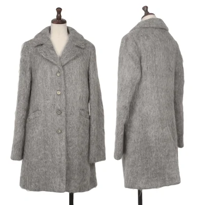 A.P.C. Wool Blend Shaggy Coat
