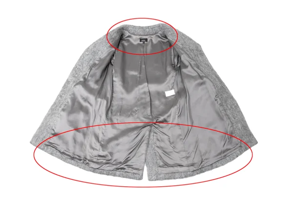 A.P.C. Wool Blend Shaggy Coat K-165198_012