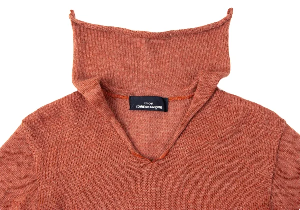 tricot COMME des GARCONS Acrylic Wool Sailor Collar Knit Top K-165199_004