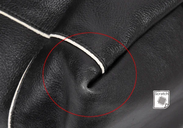 zucca Piping Leather Tote Bag K-165202_008