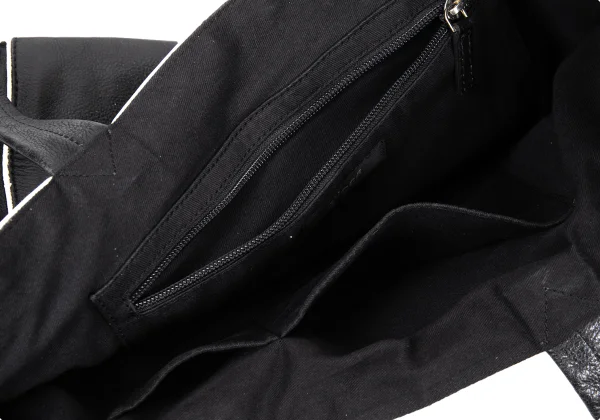 zucca Piping Leather Tote Bag K-165202_014