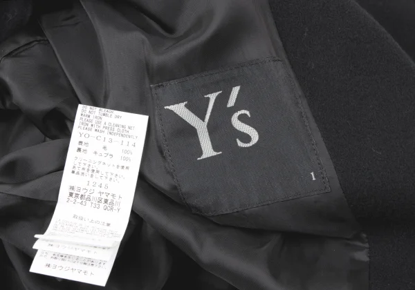 Y's Wool Left Facing Coat K-165205_018