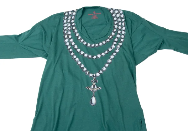 Vivienne Westwood Red Label Orb Chain Necklace Print Top K-165216_003