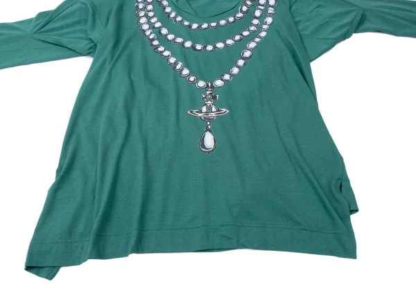 Vivienne Westwood Red Label Orb Chain Necklace Print Top K-165216_008