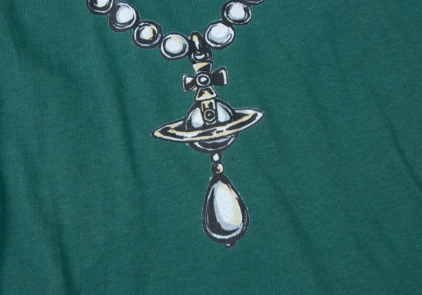 Vivienne Westwood Red Label Orb Chain Necklace Print Top K-165216_009