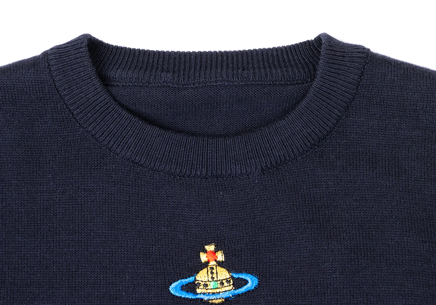 良品✨Vivienne Westwood ニット オーブ ネイビー S 綿 61g4 VIVIENNE WESTWOOD RED LABEL ヴィヴィアンウエストウッド レッド