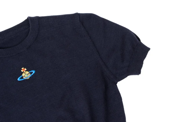 Unbranded Orb Embroidery Short Sleeve Knit K-165219_006