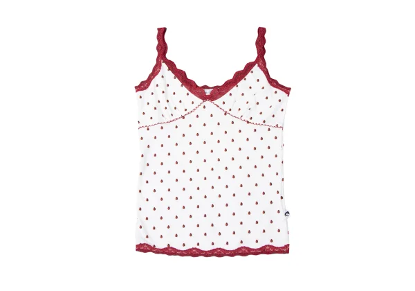 HYSTERIC GLAMOUR Ladybug Print Lace Trim Camisole K-165221_002