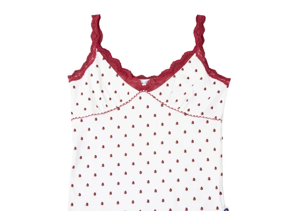 HYSTERIC GLAMOUR Ladybug Print Lace Trim Camisole K-165221_003