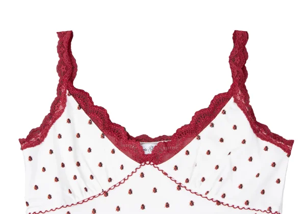 HYSTERIC GLAMOUR Ladybug Print Lace Trim Camisole K-165221_004