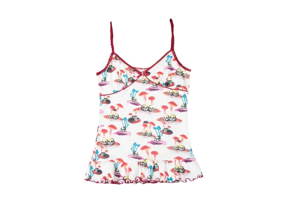 HYSTERIC GLAMOUR Skull and Mushroom Print Camisole K-165222_002