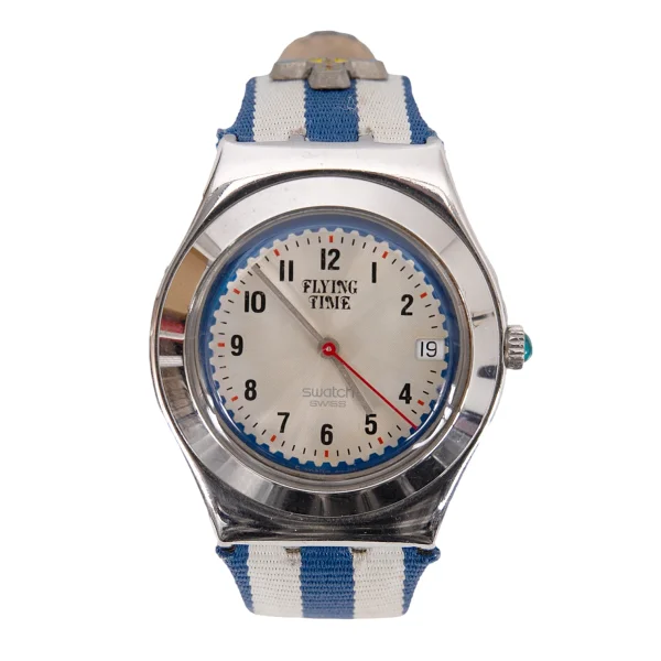 Vivienne Westwood×Swatch Striped Belt Watch Blue,White  K-165227_001