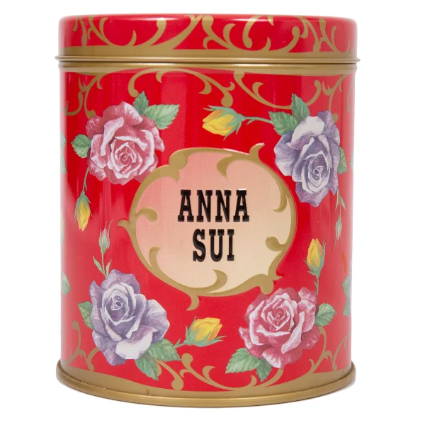 ANNA SUI Floral Printed Metal Container Red  K-165236_001