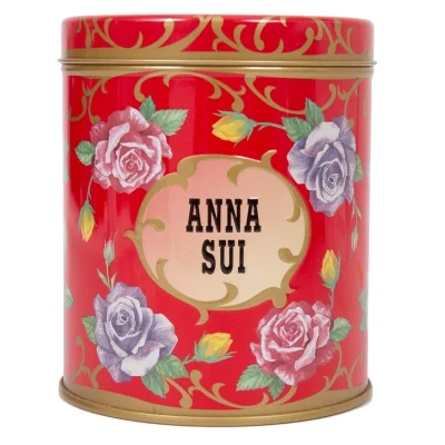 ANNA SUI Floral Printed Metal Container