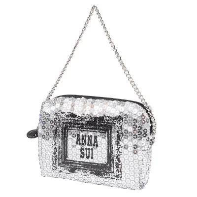 ANNA SUI Sequins Logo Mini Pouch