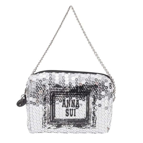 ANNA SUI Sequins Logo Mini Pouch K-165240_002