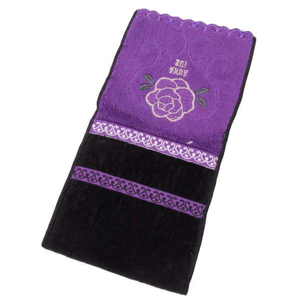 ANNA SUI Sequin Rose Embroidered Pile Pouch K-165241_005