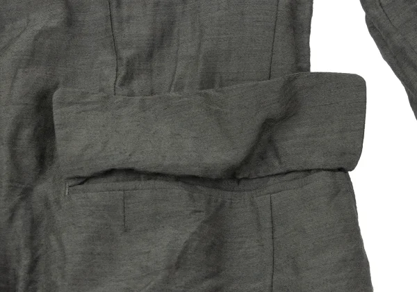 kolor Knit Layered Docking Wrinkled Jacket K-165247_012