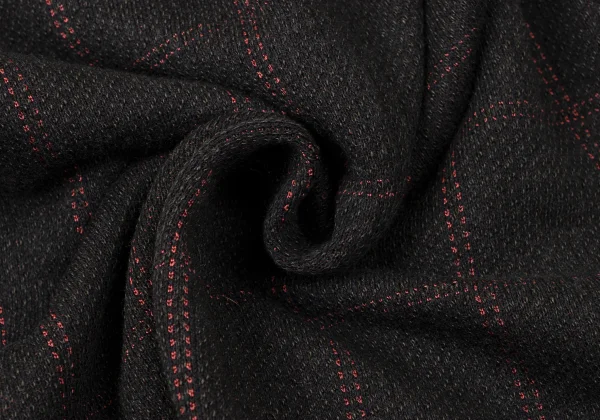 sacai Cotton Blend Check Knit Jacket K-165249_015