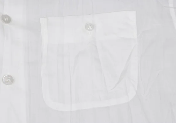 ISSEY MIYAKE MEN Poly Wrinkled Mao Collar Shirt K-165252_004