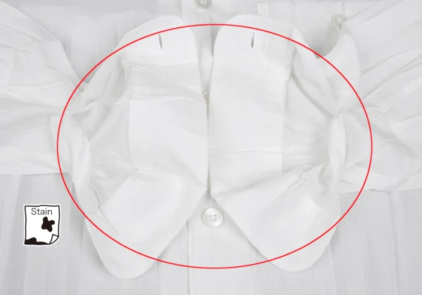 ISSEY MIYAKE MEN Poly Wrinkled Mao Collar Shirt K-165252_008