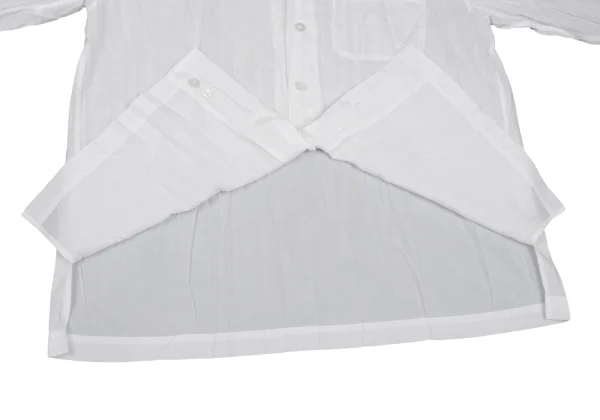 ISSEY MIYAKE MEN Poly Wrinkled Mao Collar Shirt K-165252_012