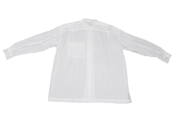 ISSEY MIYAKE MEN Poly Wrinkled Mao Collar Shirt K-165252_013