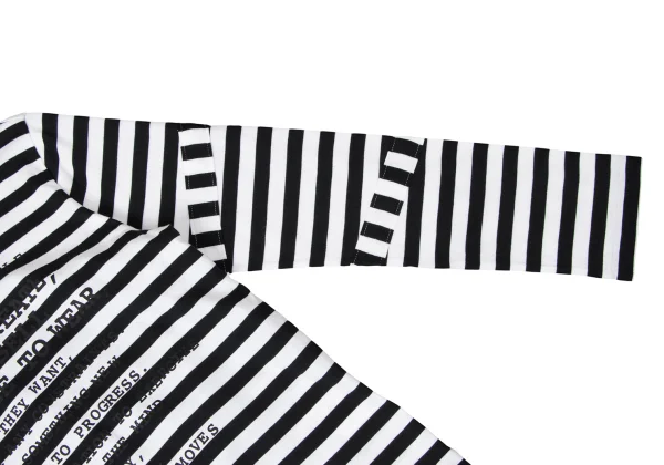 COMME des GARCONS Message Print Striped Top K-165254_005