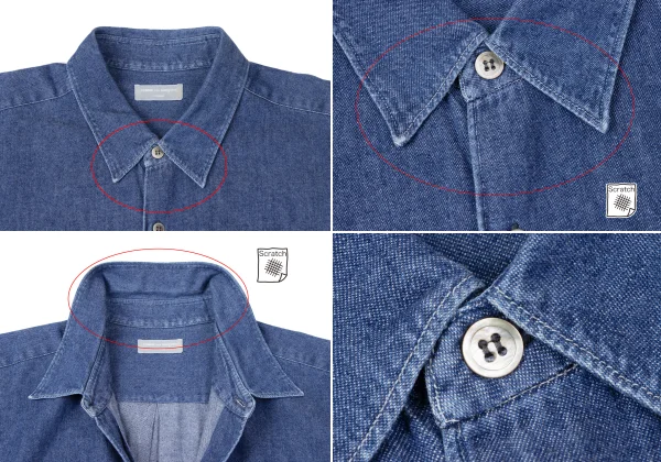 COMME des GARCONS HOMME Cotton Dungaree Shirt K-165256_003