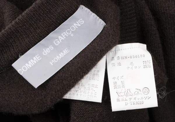 COMME des GARCONS HOMME Wool Blend Knit Sweater K-165257_010