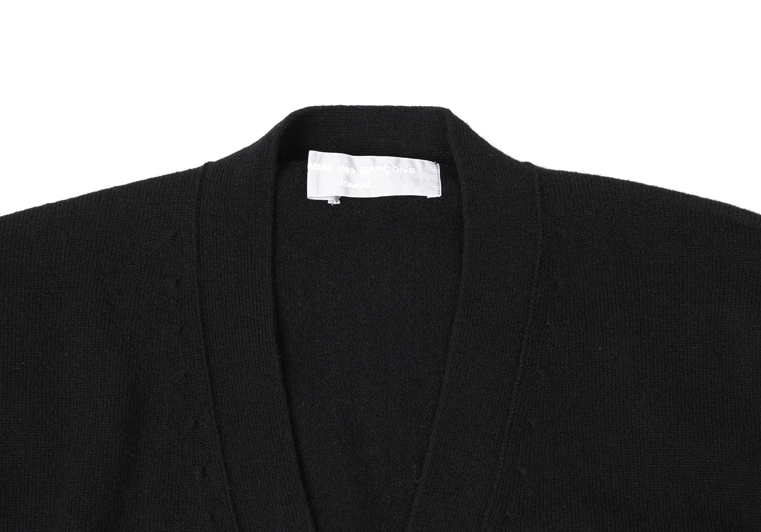 【超美品】 コムデギャルソン カーディガン 黒 サイズS ニット COMME des GARCONS（コムデギャルソン） PLAY COMME des GARCONS