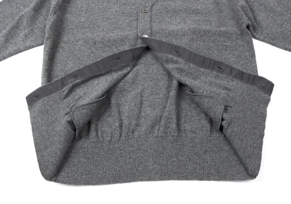 COMME des GARCONS HOMME Wool Nylon Knit Cardigan K-165260_009