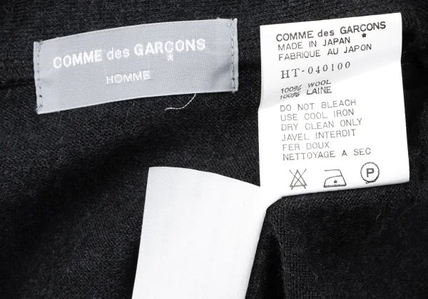 COMME des GARCONS HOMME Wool Knit Cardigan K-165261_012