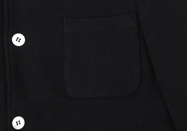 COMME des GARCONS HOMME Cotton Fleece Collarless Jacket K-165263_006