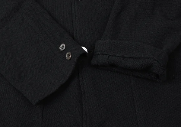 COMME des GARCONS HOMME Cotton Fleece Collarless Jacket K-165263_008