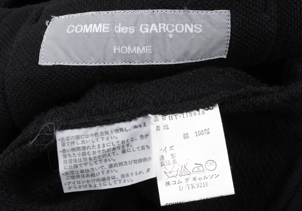 COMME des GARCONS HOMME Cotton Fleece Collarless Jacket K-165263_015