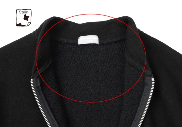 COMME des GARCONS HOMME Wool Cotton Zip-up Blouson K-165264_004