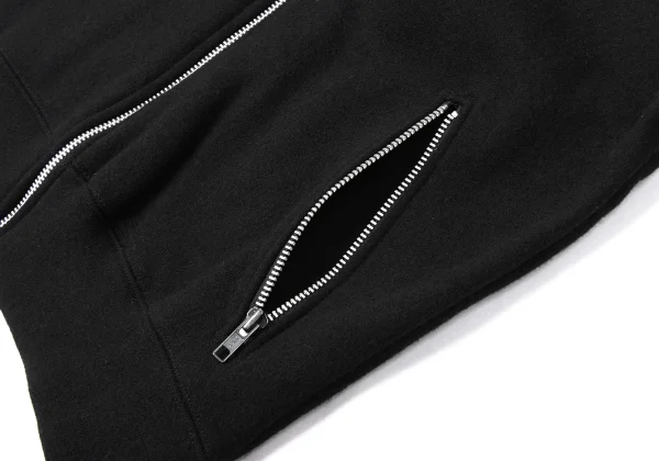 COMME des GARCONS HOMME Wool Cotton Zip-up Blouson K-165264_009