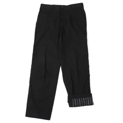 COMME des GARCONS HOMME Cotton Lined Stripe Pants