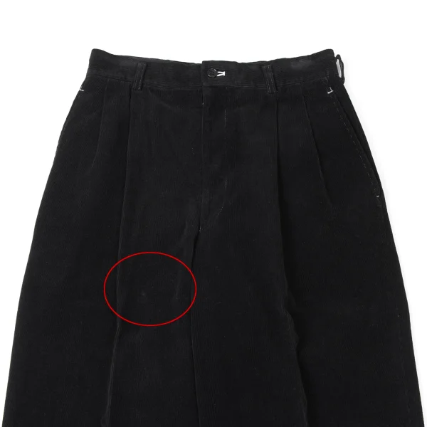 COMME des GARCONS HOMME Cotton Corduroy Tuck Pants K-165266_002