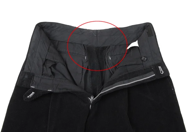 COMME des GARCONS HOMME Cotton Corduroy Tuck Pants K-165266_007